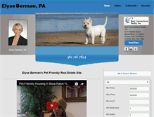 Tablet Screenshot of elyseberman.com